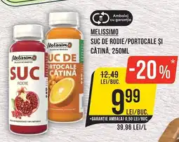 Mega Image Melissimo suc de rodie/portocale și cătină Ofertă