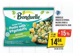 Mega Image Bonduelle pasta with vegetables gnocchi with spinach and peas Ofertă
