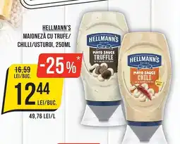 Mega Image Hellmann's maioneza cu trufe/chilli/usturoi Ofertă