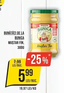 Mega Image Bunătăți de la Bunica Muștar Fin Ofertă