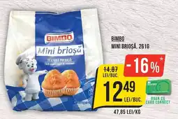 Mega Image Bimbo mini briosă Ofertă