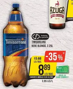 Mega Image Timișoreana bere blondă Ofertă