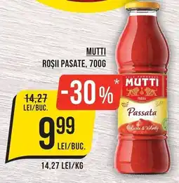 Mega Image Mutti roșii pasate Ofertă