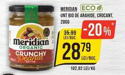 Mega Image Meridian crunchy peanut butter Ofertă