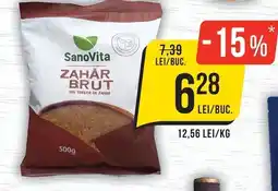 Mega Image SanoVita Zahăr Brut Ofertă
