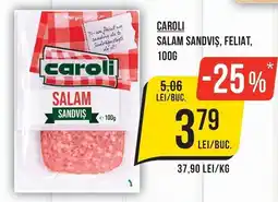 Mega Image caroli salam sandviș Ofertă