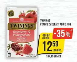 Mega Image Twinings ceai cu zmeură și rodie Ofertă