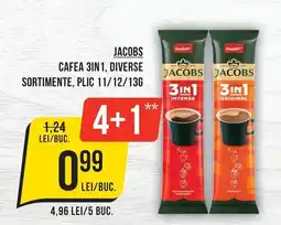 Mega Image Jacobs cafea 3in1, diverse sortimente Ofertă