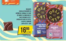Mega Image Delicata ciocolată neagră cu aromă de curmale și sare de mare Ofertă