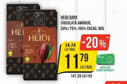 Mega Image Heidi ciocolată amăruie Ofertă