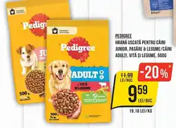 Mega Image Pedigree hrană uscată pentru câini adult Ofertă
