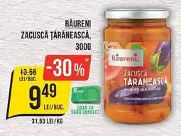 Mega Image Raureni zacusca taraneasca Ofertă