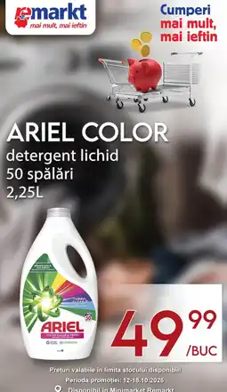 Remarkt Ariel color detergent lichid Ofertă