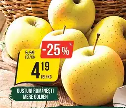 Mega Image Gusturi românești mere golden Ofertă