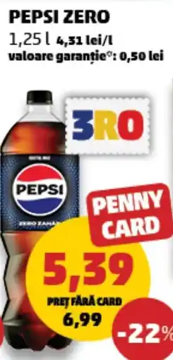 Penny Pepsi zero Ofertă