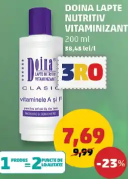 Penny Doina lapte nutritiv vitaminizant clasic Ofertă