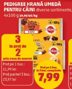 Penny Pedigree hrană umedă pentru câini Ofertă