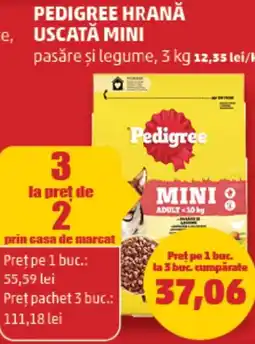 Penny Pedigree hrană uscată mini Ofertă