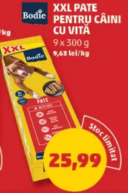 Penny Bodie pate pentru câini cu vită Ofertă