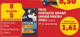 Penny Felix fantastic hrană umedă pentru pisici cu pui Ofertă