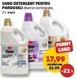 Penny Sano detergent pentru pardoseli Ofertă