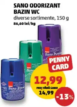 Penny Sano odorizant bazin wc Ofertă