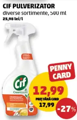Penny Cif pulverizator Ofertă