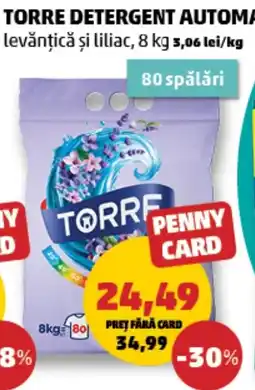 Penny Torre detergent automat levantica si liliac Ofertă