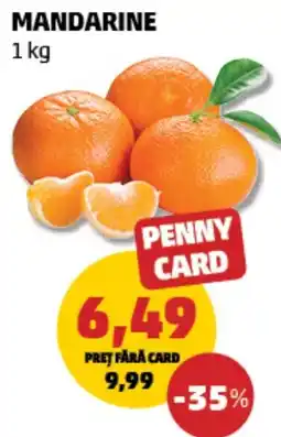 Penny Penny card mandarine Ofertă