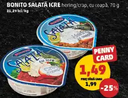 Penny Bonito salată icre Ofertă