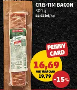 Penny Cris-tim bacon Ofertă