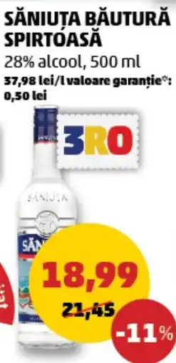 Penny Săniuța băutură spirtuoasă Ofertă
