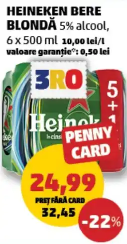 Penny Heineken bere blondă Ofertă