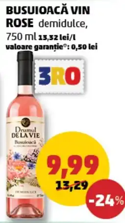 Penny Drumul de la vie Busuiocă vin rose demidulce Ofertă