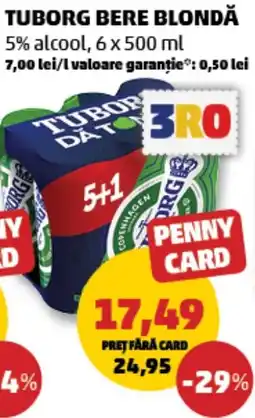 Penny Tuborg bere blondă Ofertă