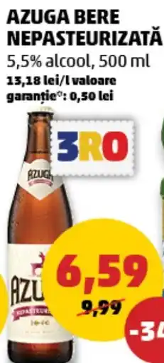 Penny Azuga bere nepasteurizată Ofertă