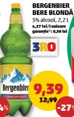 Penny Bergenbier bere blondă Ofertă