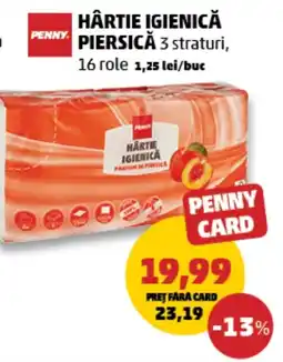 Penny Penny hârtie igienică piersică Ofertă
