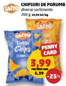 Penny Salto chipsuri de porumb Ofertă