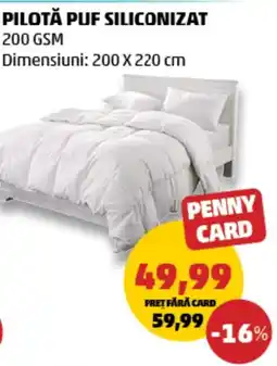 Penny Penny Card Pilotă Puf Siliconizat Ofertă