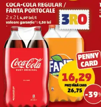 Coca-Cola Regular / Fanta Portocale