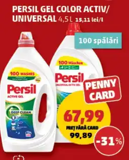 Penny Persil gel color activ universal Ofertă