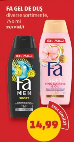 Penny Fa gel de duș Ofertă