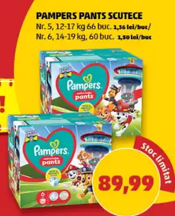 Penny Pampers pants scutece Ofertă