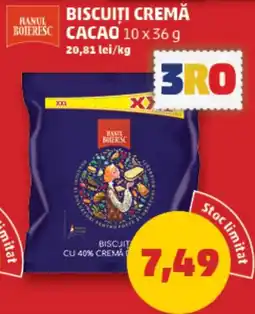 Penny Hanul Boieresc biscuiti cremă cacao Ofertă