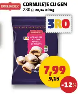 Penny Ianul Boieresc cornulete cu gem assortat de fructe Ofertă