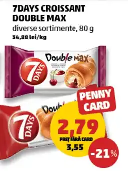 Penny 7days croissant double max Ofertă