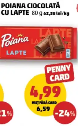 Penny Poiana ciocolată cu lapte Ofertă