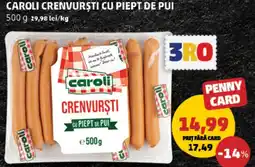 Penny caroli crenvurști cu piept de pui Ofertă