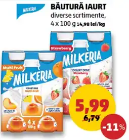 Penny Milkeria băutură iaurt Ofertă